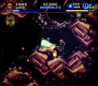 une photo d'Ã©cran de Super Star Wars - Return of the Jedi sur Nintendo Super Nes